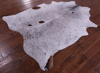 Thumbnail for Brown Salt & Pepper Natural Cowhide Rug - X-Large 7' 0