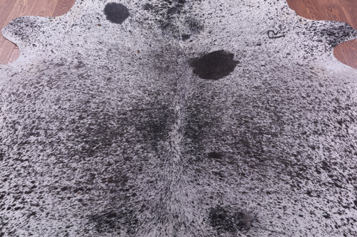Brown Salt & Pepper Natural Cowhide Rug - XX-Large 8' 1