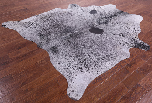 Brown Salt & Pepper Natural Cowhide Rug - XX-Large 8' 1