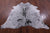 Black Salt & Pepper Natural Cowhide Rug - X-Large 7' 2"H x 6' 3"W