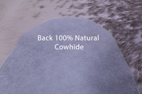 Thumbnail for Brown Salt & Pepper Natural Cowhide Rug - X-Large 7' 5