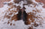 Brown Salt & Pepper Natural Cowhide Rug - X-Large 7' 4"H x 6' 6"W
