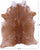 Brown Salt & Pepper Natural Cowhide Rug - XX-Large 7' 8"H x 6' 1"W