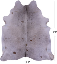 Thumbnail for Brown Salt & Pepper Natural Cowhide Rug - X-Large 7' 5