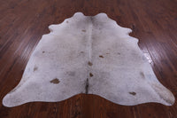 Thumbnail for Brown Salt & Pepper Natural Cowhide Rug - X-Large 7' 5