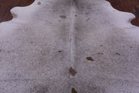 Thumbnail for Brown Salt & Pepper Natural Cowhide Rug - X-Large 7' 5
