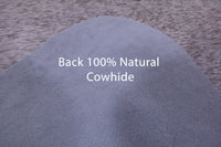 Thumbnail for Brown Salt & Pepper Natural Cowhide Rug - X-Large 7' 5