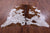 Brown Salt & Pepper Natural Cowhide Rug - X-Large 7' 1"H x 6' 10"W