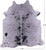 Black Salt & Pepper Natural Cowhide Rug - XX-Large 7' 8"H x 7' 0"W