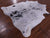 Black Salt & Pepper Natural Cowhide Rug - XX-Large 7' 8"H x 7' 0"W