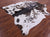Brown Salt & Pepper Natural Cowhide Rug - X-Large 7' 7"H x 6' 8"W