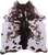 Brown Salt & Pepper Natural Cowhide Rug - X-Large 7' 7"H x 6' 8"W
