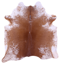 Thumbnail for Brown Salt & Pepper Natural Cowhide Rug - Large 6' 10