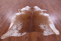 Thumbnail for Brown Salt & Pepper Natural Cowhide Rug - Large 6' 10