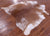 Brown Salt & Pepper Natural Cowhide Rug - Large 6' 10"H x 6' 5"W