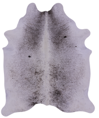 Thumbnail for Brown Salt & Pepper Natural Cowhide Rug - X-Large 7' 7