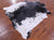 Black Salt & Pepper Natural Cowhide Rug - X-Large 7' 4"H x 6' 5"W