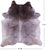 Brown Salt & Pepper Natural Cowhide Rug - X-Large 7' 7"H x 6' 10"W
