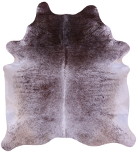 Thumbnail for Brown Salt & Pepper Natural Cowhide Rug - X-Large 7' 7