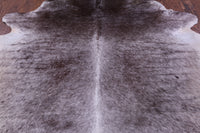 Thumbnail for Brown Salt & Pepper Natural Cowhide Rug - X-Large 7' 7