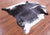 Black Salt & Pepper Natural Cowhide Rug - X-Large 7' 0"H x 6' 0"W