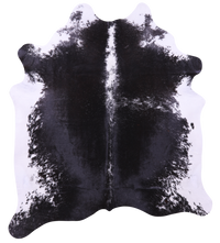 Thumbnail for Black Salt & Pepper Natural Cowhide Rug - X-Large 7' 0
