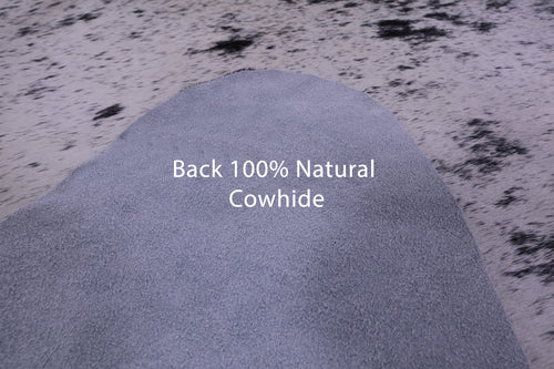 Black Salt & Pepper Natural Cowhide Rug - XX-Large 8' 0