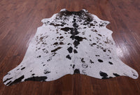 Thumbnail for Brown Salt & Pepper Natural Cowhide Rug - X-Large 7' 5