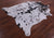 Brown Salt & Pepper Natural Cowhide Rug - X-Large 7' 5"H x 6' 5"W