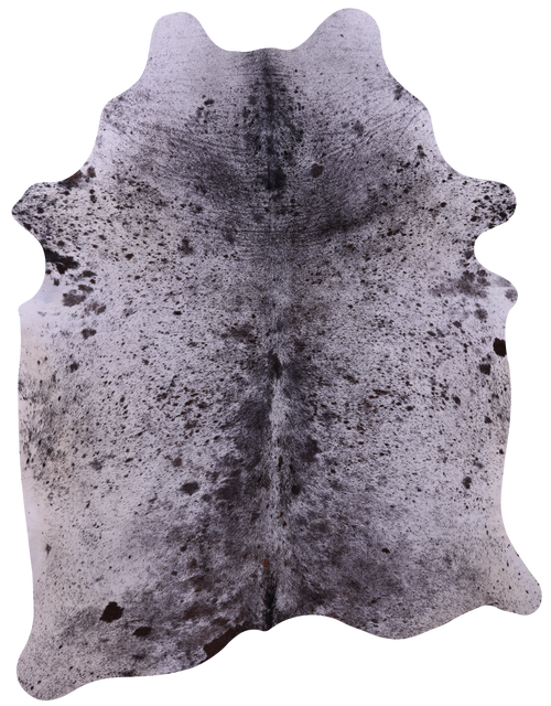 Brown Salt & Pepper Natural Cowhide Rug - XX-Large 7' 8