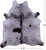 Black Salt & Pepper Natural Cowhide Rug - X-Large 7' 6"H x 6' 10"W