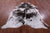 Brown Salt & Pepper Natural Cowhide Rug - X-Large 7' 4"H x 6' 5"W
