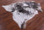 Brown Salt & Pepper Natural Cowhide Rug - X-Large 7' 4"H x 6' 5"W