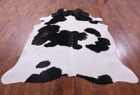 Thumbnail for Black & White Natural Cowhide Rug - XX-Large 8' 2