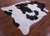 Black & White Natural Cowhide Rug - XX-Large 8' 2"H x 6' 8"W