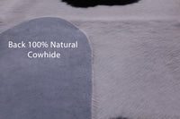 Thumbnail for Black & White Natural Cowhide Rug - XX-Large 8' 2