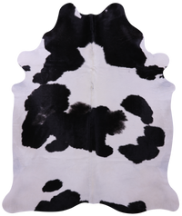 Thumbnail for Black & White Natural Cowhide Rug - XX-Large 8' 2