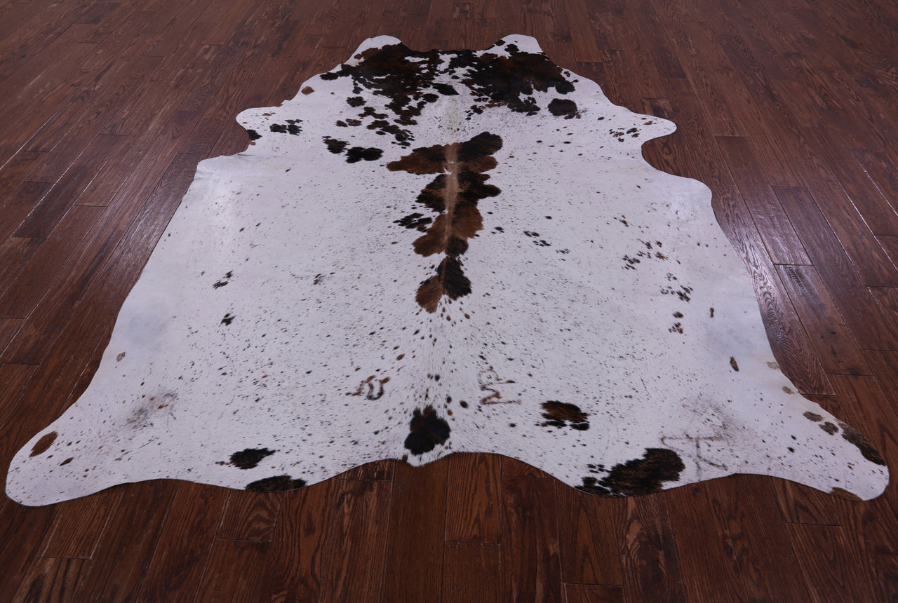 Brown Salt & Pepper Natural Cowhide Rug - XX-Large 8' 2"H x 7' 0"W