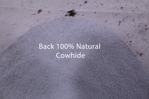 Brown Salt & Pepper Natural Cowhide Rug - XX-Large 8' 2