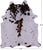 Brown Salt & Pepper Natural Cowhide Rug - XX-Large 8' 2"H x 7' 0"W