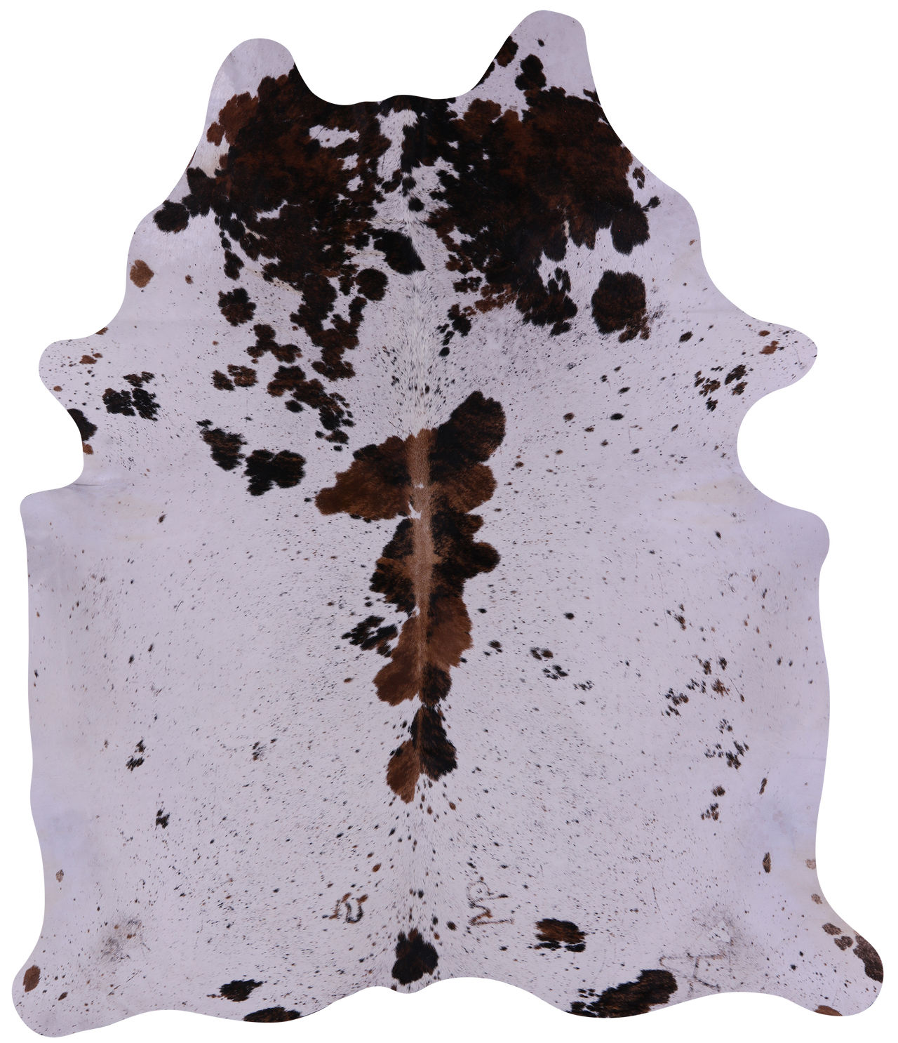 Brown Salt & Pepper Natural Cowhide Rug - XX-Large 8' 2"H x 7' 0"W