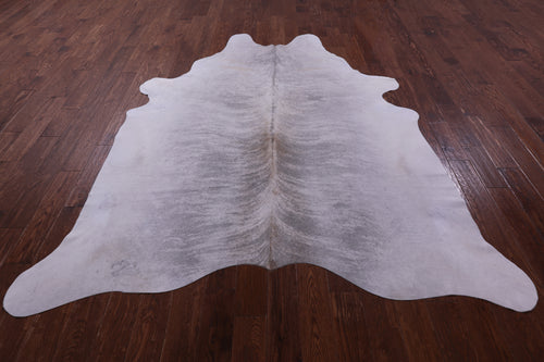 Grey Brindle Natural Cowhide Rug - XX-Large 8' 3