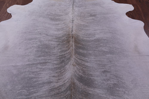 Grey Brindle Natural Cowhide Rug - XX-Large 8' 3