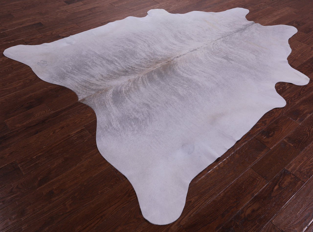 Grey Brindle Natural Cowhide Rug - XX-Large 8' 3"H x 7' 1"W