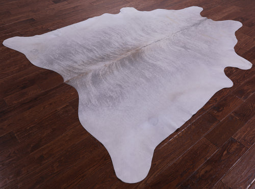Grey Brindle Natural Cowhide Rug - XX-Large 8' 3