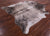 Light Brindle Natural Cowhide Rug - X-Large 7' 7"H x 6' 8"W