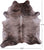 Light Brindle Natural Cowhide Rug - X-Large 7' 7"H x 6' 8"W