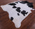 Black & White Natural Cowhide Rug - XX-Large 8' 3"H x 7' 0"W