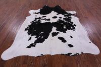 Thumbnail for Black & White Natural Cowhide Rug - X-Large 7' 5