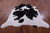 Black & White Natural Cowhide Rug - XX-Large 7' 9"H x 6' 10"W